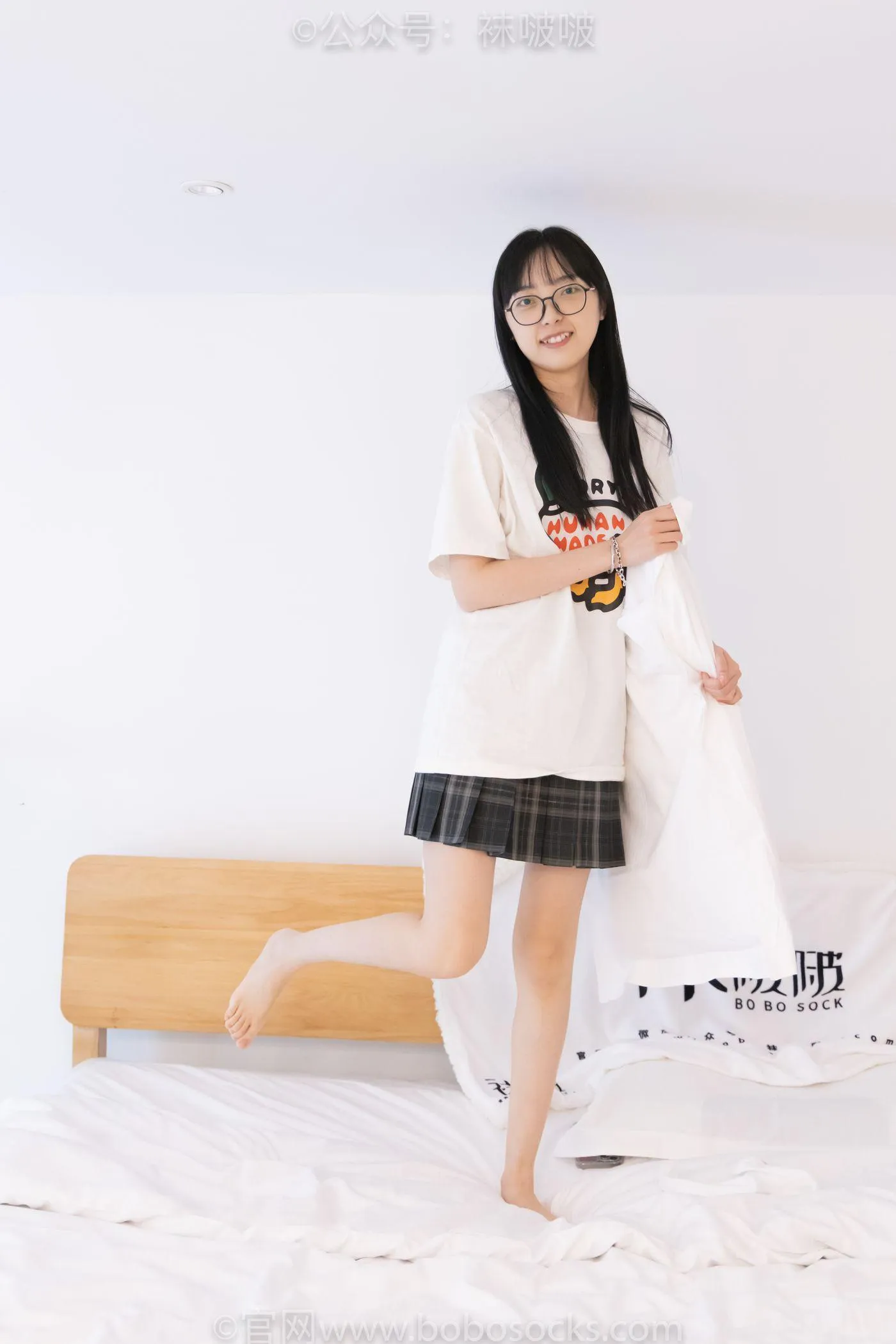 [BoBoSocks袜啵啵]NO.073 稚予-贝壳头、白棉袜、裸足 [145P]插图3